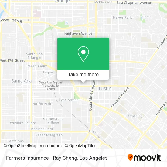 Farmers Insurance - Ray Cheng map