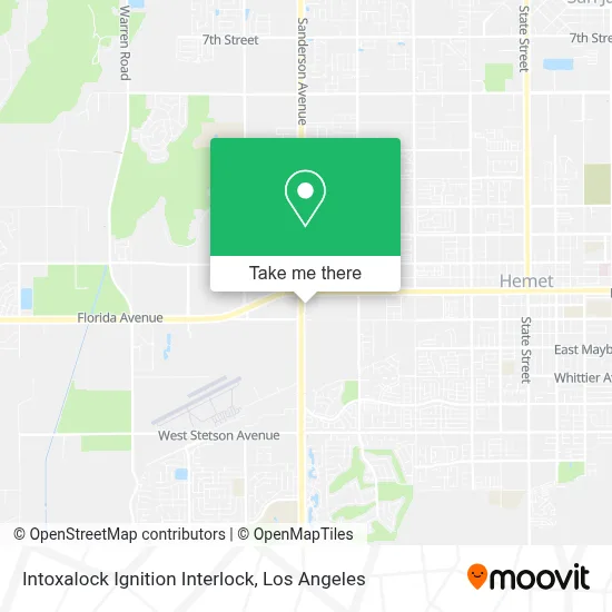 Intoxalock Ignition Interlock map