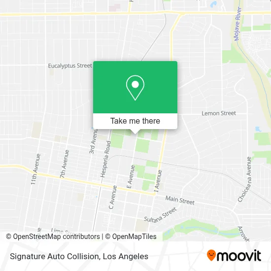 Signature Auto Collision map