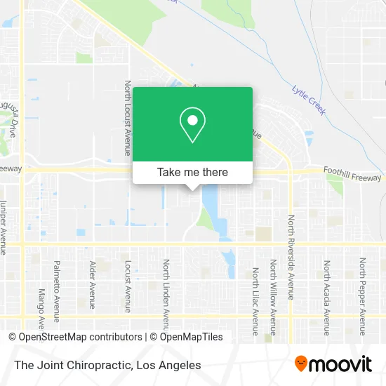 The Joint Chiropractic map