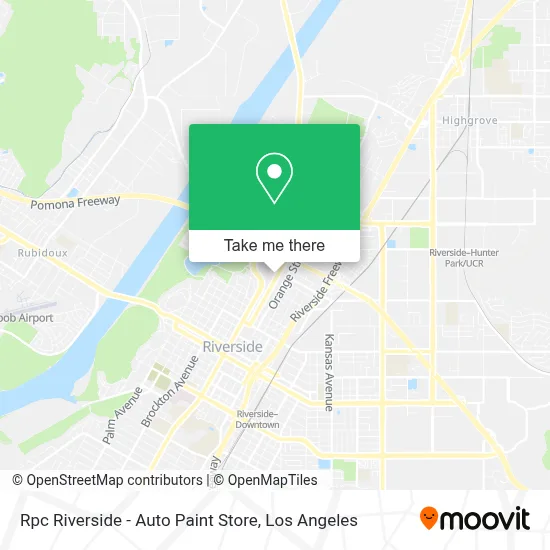 Rpc Riverside - Auto Paint Store map