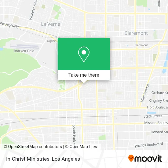 In-Christ Ministries map