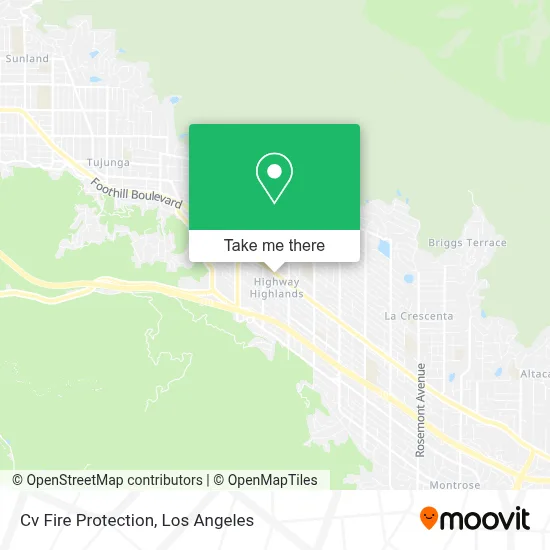 Cv Fire Protection map