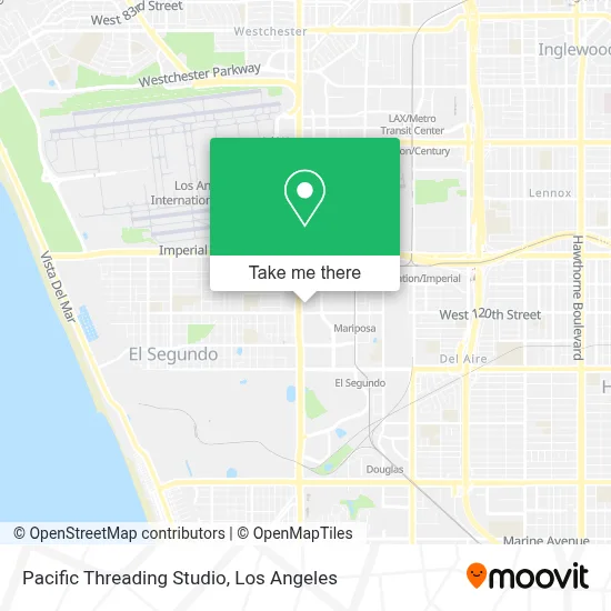 Pacific Threading Studio map