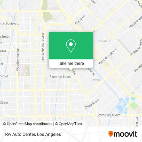 Rw Auto Center map