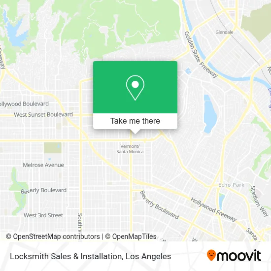Locksmith Sales & Installation map
