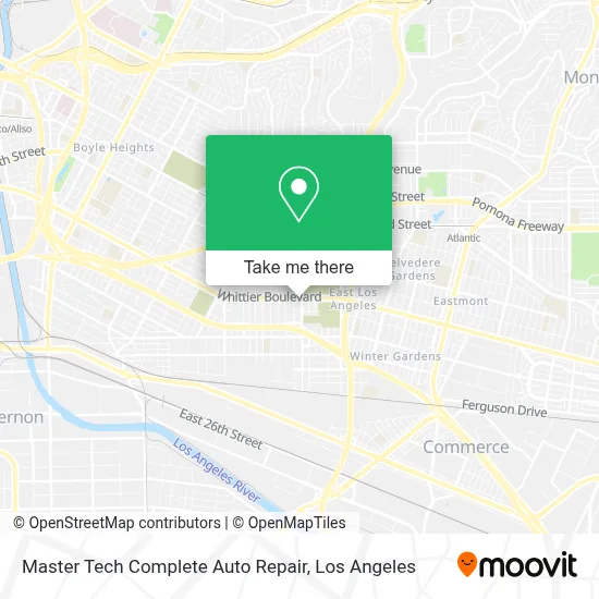 Master Tech Complete Auto Repair map
