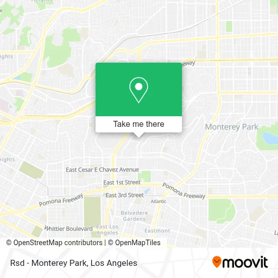 Rsd - Monterey Park map
