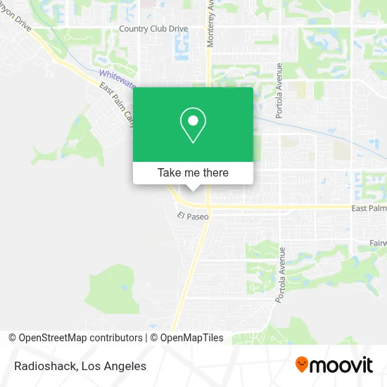 Radioshack map