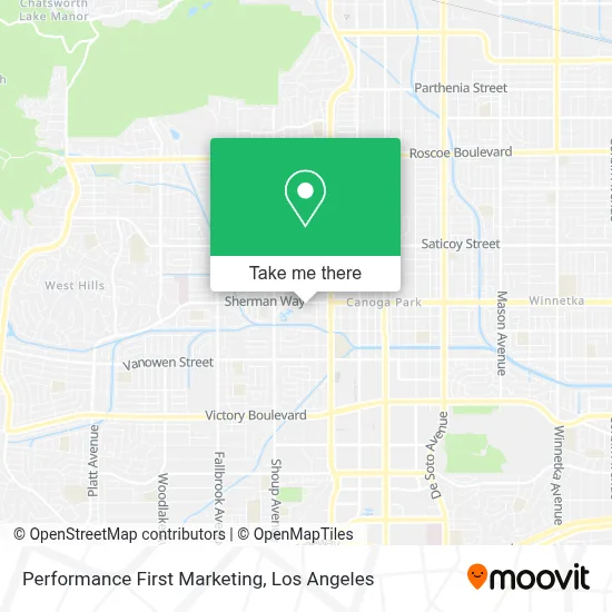 Performance First Marketing map