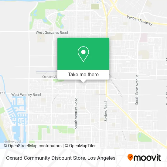 Oxnard Community Discount Store map