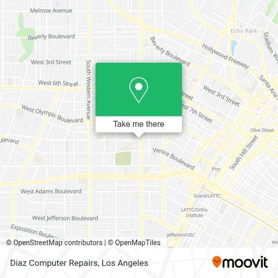 Diaz Computer Repairs map