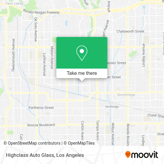 Highclass Auto Glass map