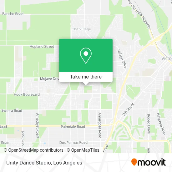 Unity Dance Studio map