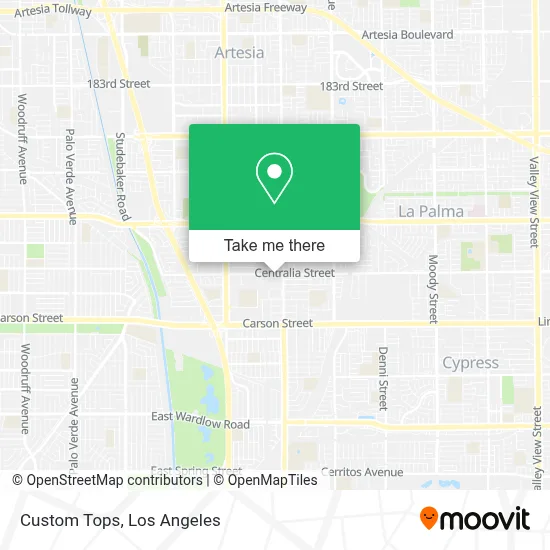 Custom Tops map