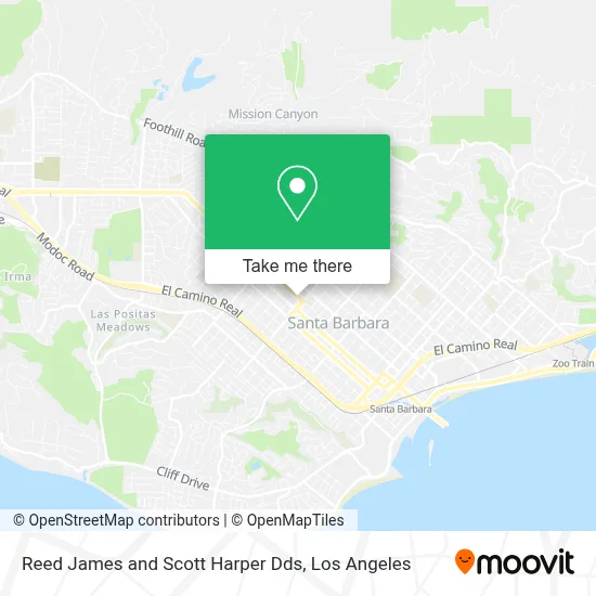 Reed James and Scott Harper Dds map