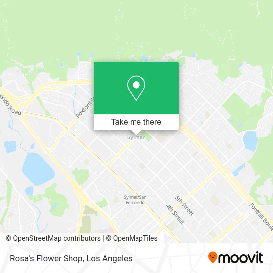 Rosa's Flower Shop map