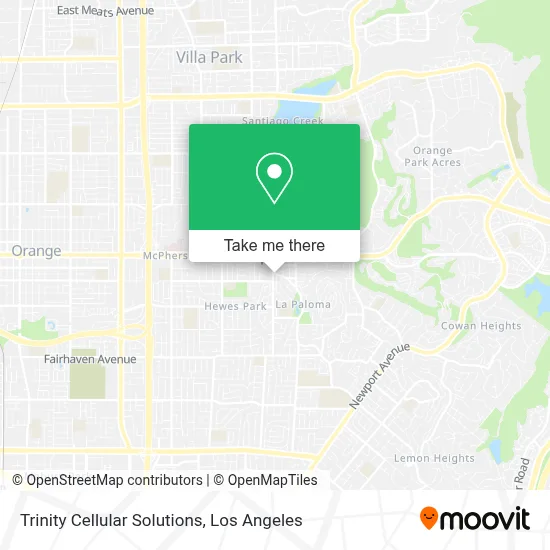 Trinity Cellular Solutions map