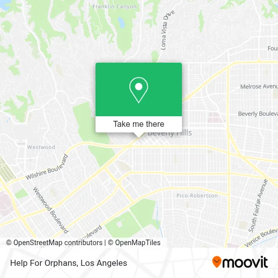 Help For Orphans map