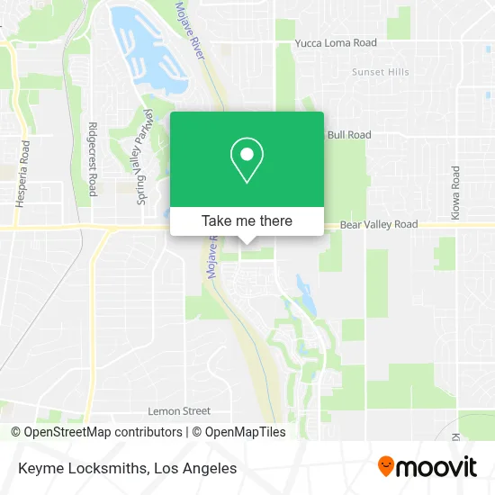 Keyme Locksmiths map