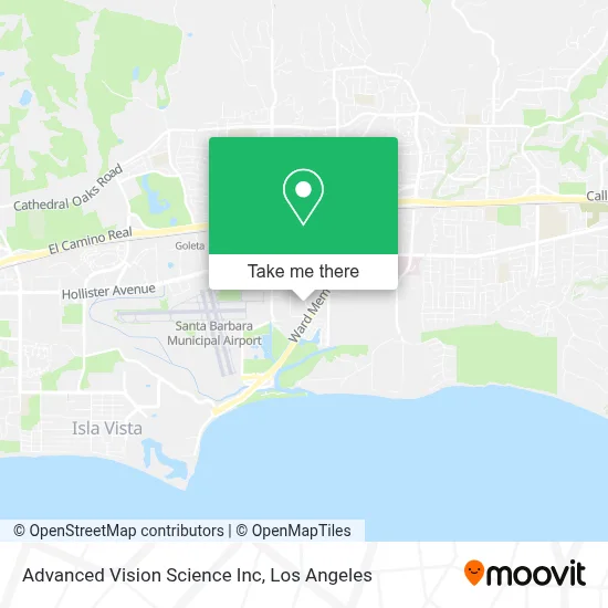 Advanced Vision Science Inc map