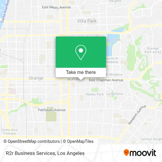 R2r Business Services map