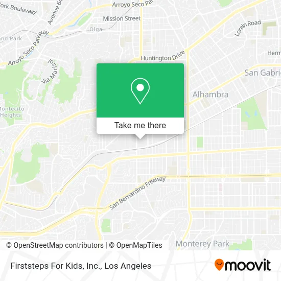 Firststeps For Kids, Inc. map