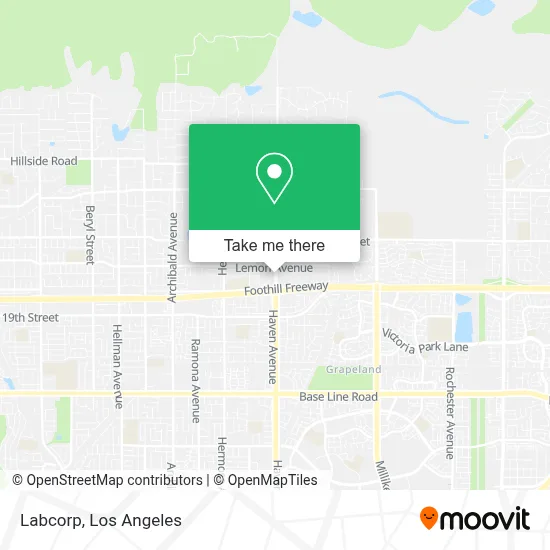 Labcorp map