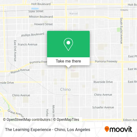 The Learning Experience - Chino map