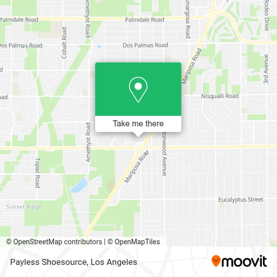 Payless Shoesource map