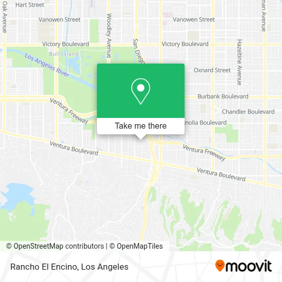 Rancho El Encino map