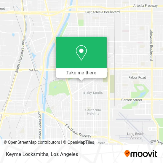 Keyme Locksmiths map