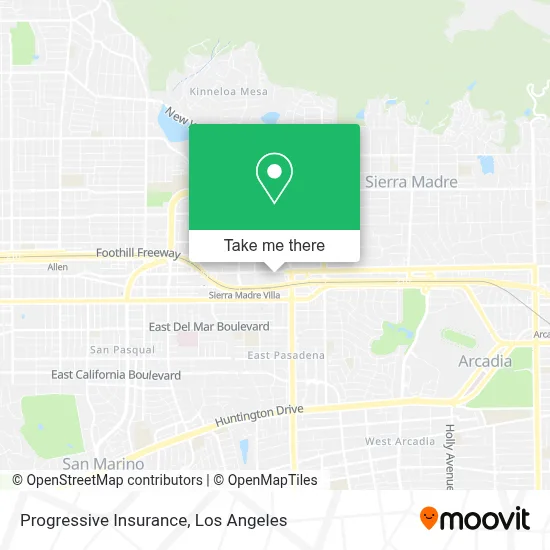 Progressive Insurance map