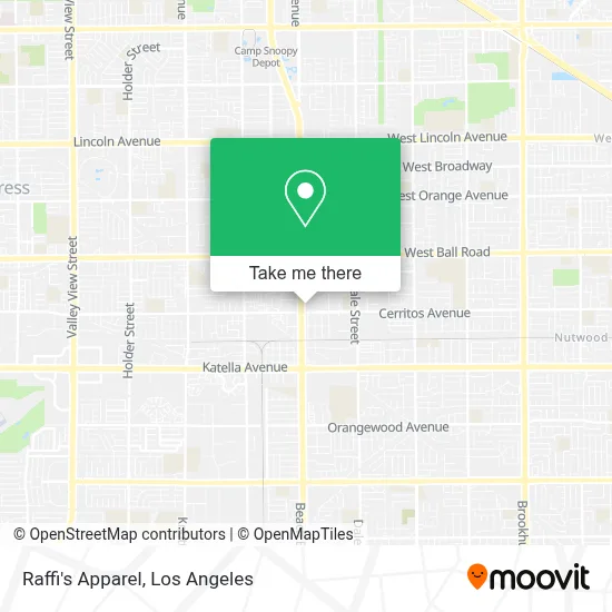 Raffi's Apparel map