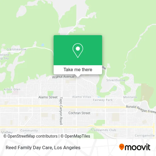 Reed Family Day Care map