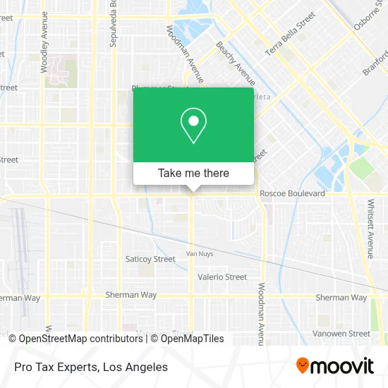 Pro Tax Experts map