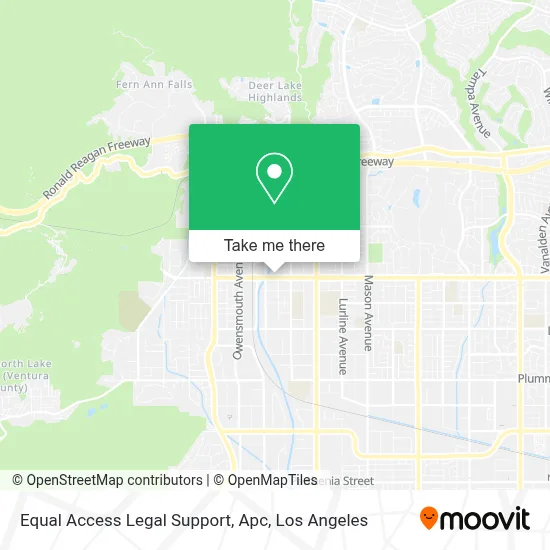 Equal Access Legal Support, Apc map