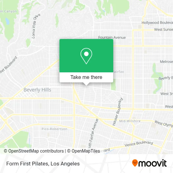 Form First Pilates map