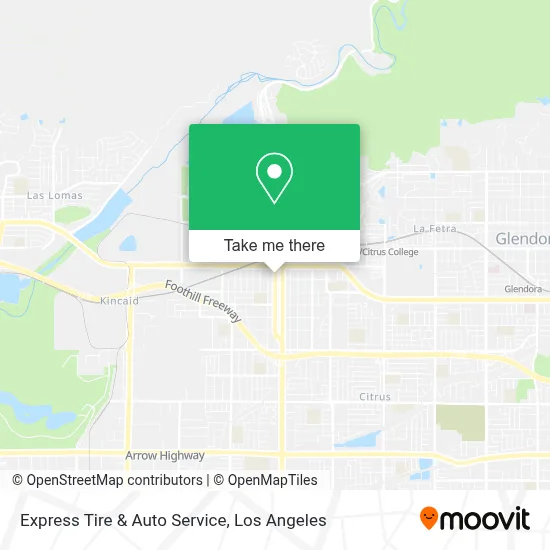 Express Tire & Auto Service map