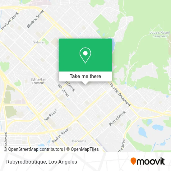 Rubyredboutique map
