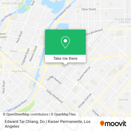 Edward Tai Chiang, Do | Kaiser Permanente map