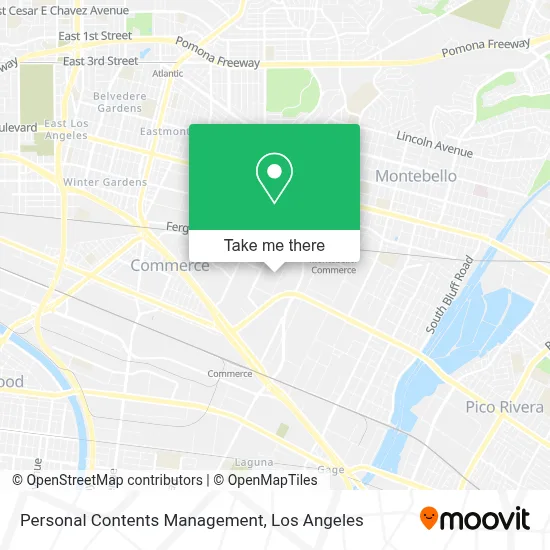 Personal Contents Management map