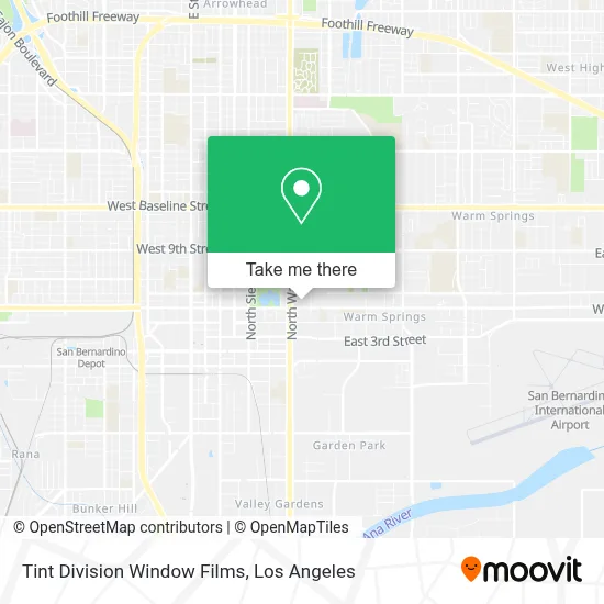 Tint Division Window Films map