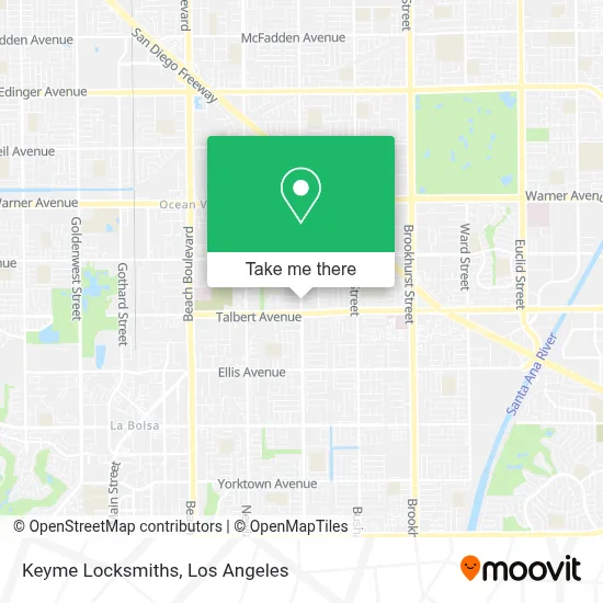 Keyme Locksmiths map