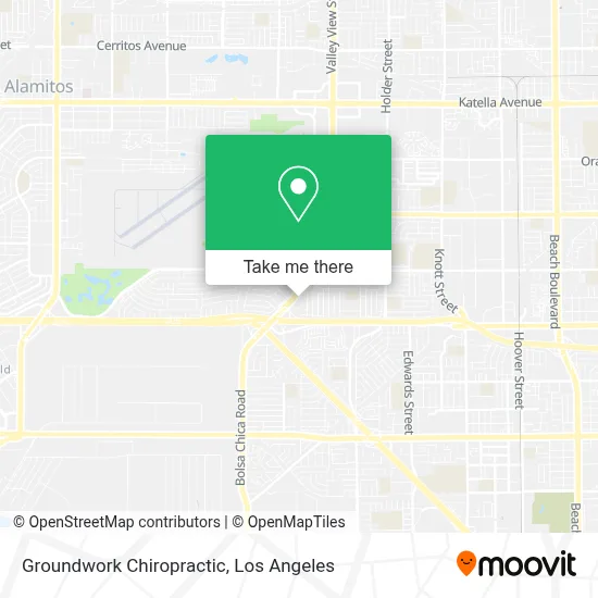 Groundwork Chiropractic map