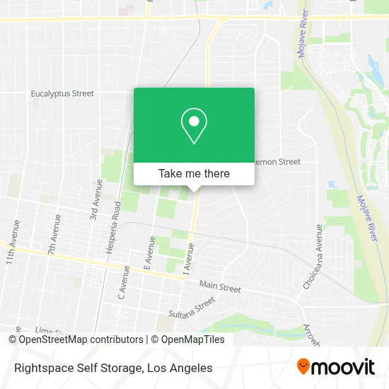 Rightspace Self Storage map