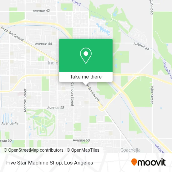 Five Star Machine Shop map