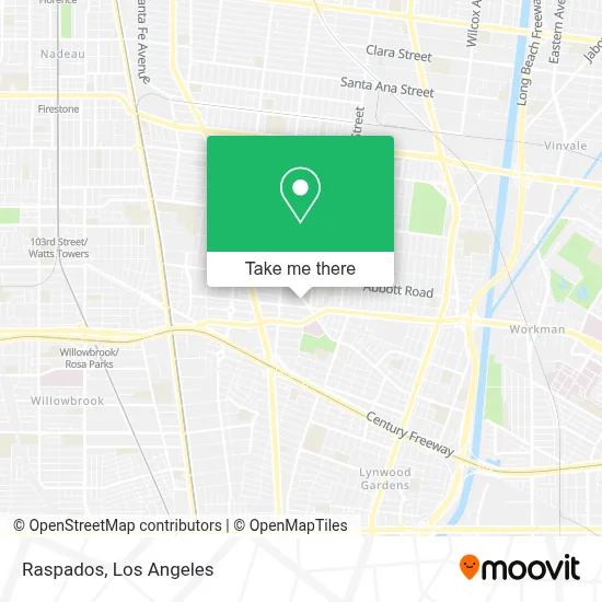 Raspados map