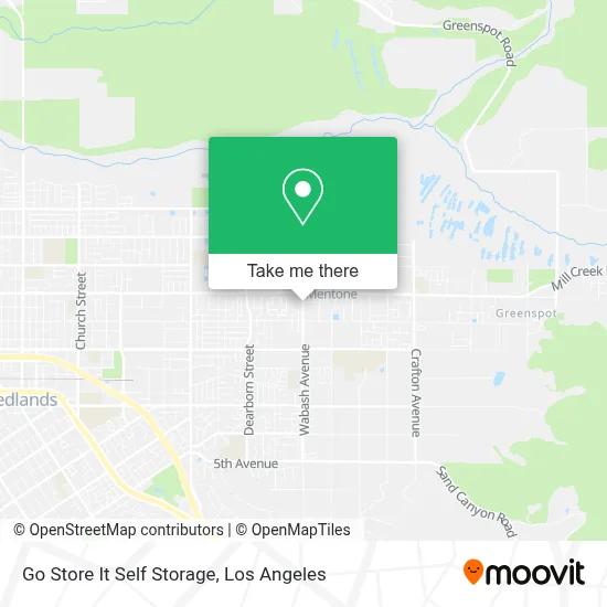 Go Store It Self Storage map