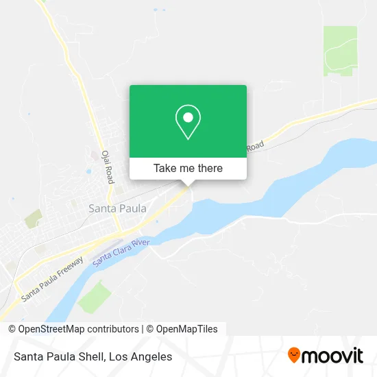 Santa Paula Shell map